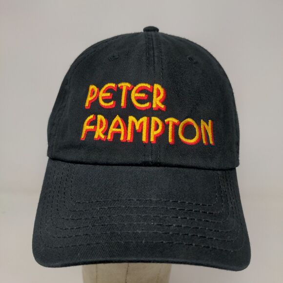 Otto Men's Peter Frampton Cap Hat Black OSFM Embroidered Logo - Picture 3 of 11